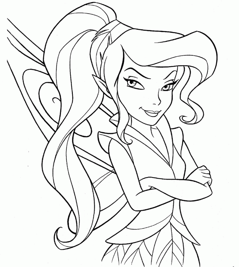 Disney Fairy Coloring Pages Printable Coloring Page For Kids ...