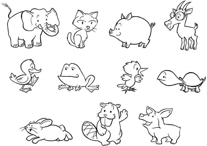 Coloring page baby animals - img 24839.