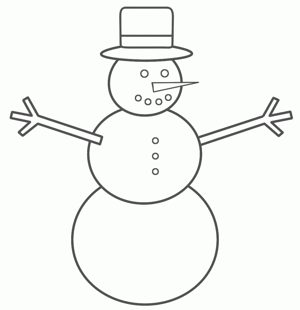Related Snowman Coloring Pages item-1358, Snowman Coloring Pages ...