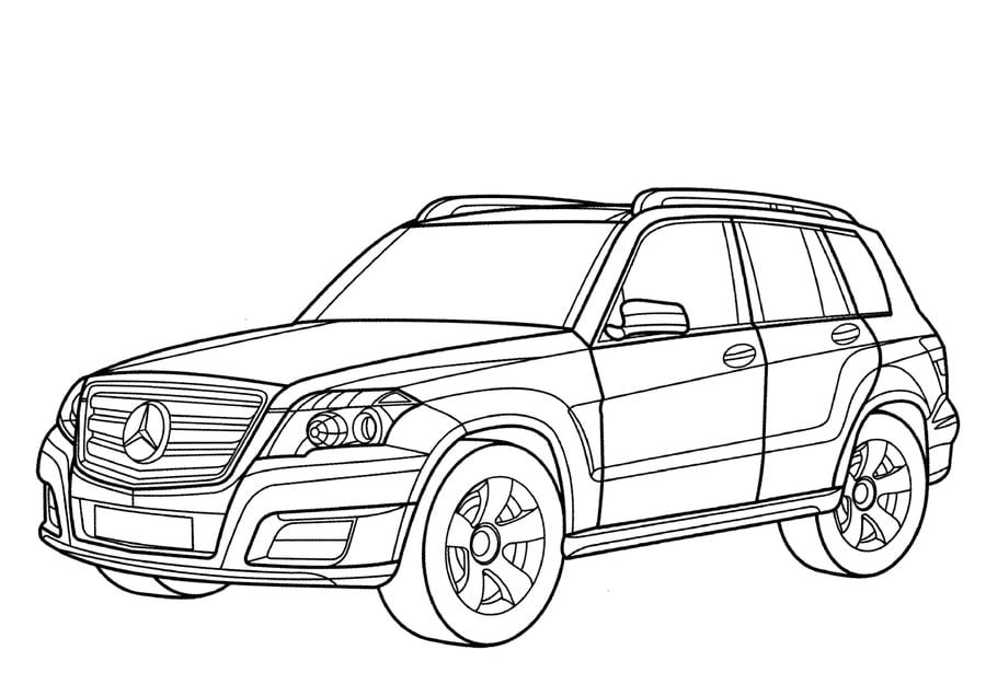 Coloring Page Mercedes, Printable For Kids & Adults, Free Coloring Home