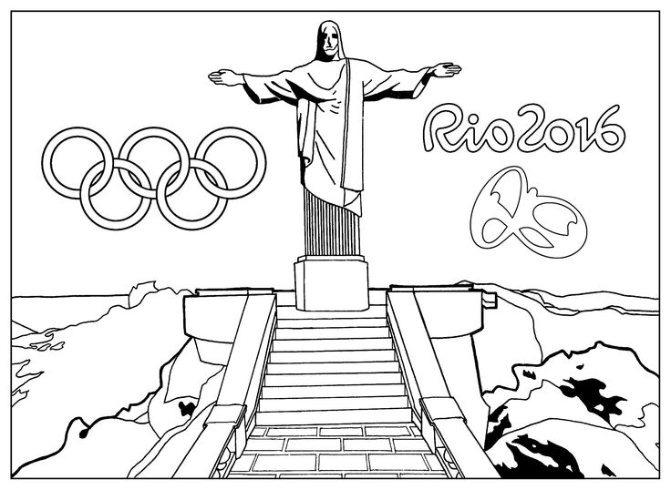 Rio 2016 Olympics Coloring Page