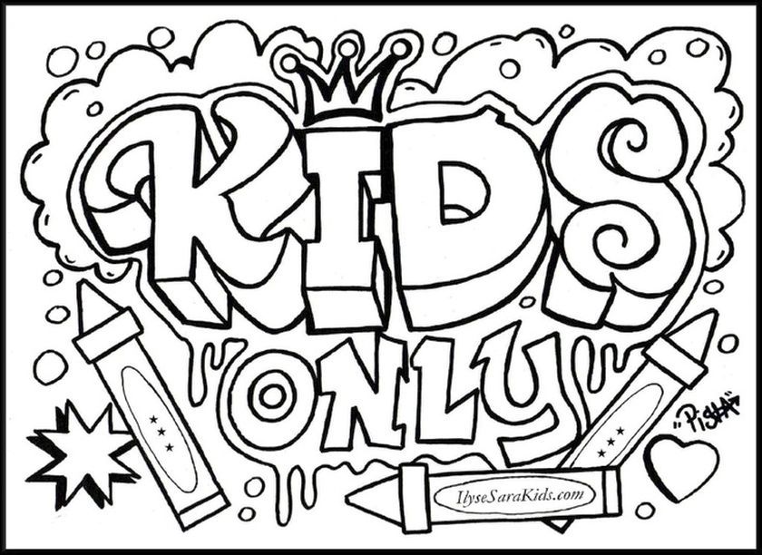 Simple Coloring Sheets For Teenagers - Pipevine.co