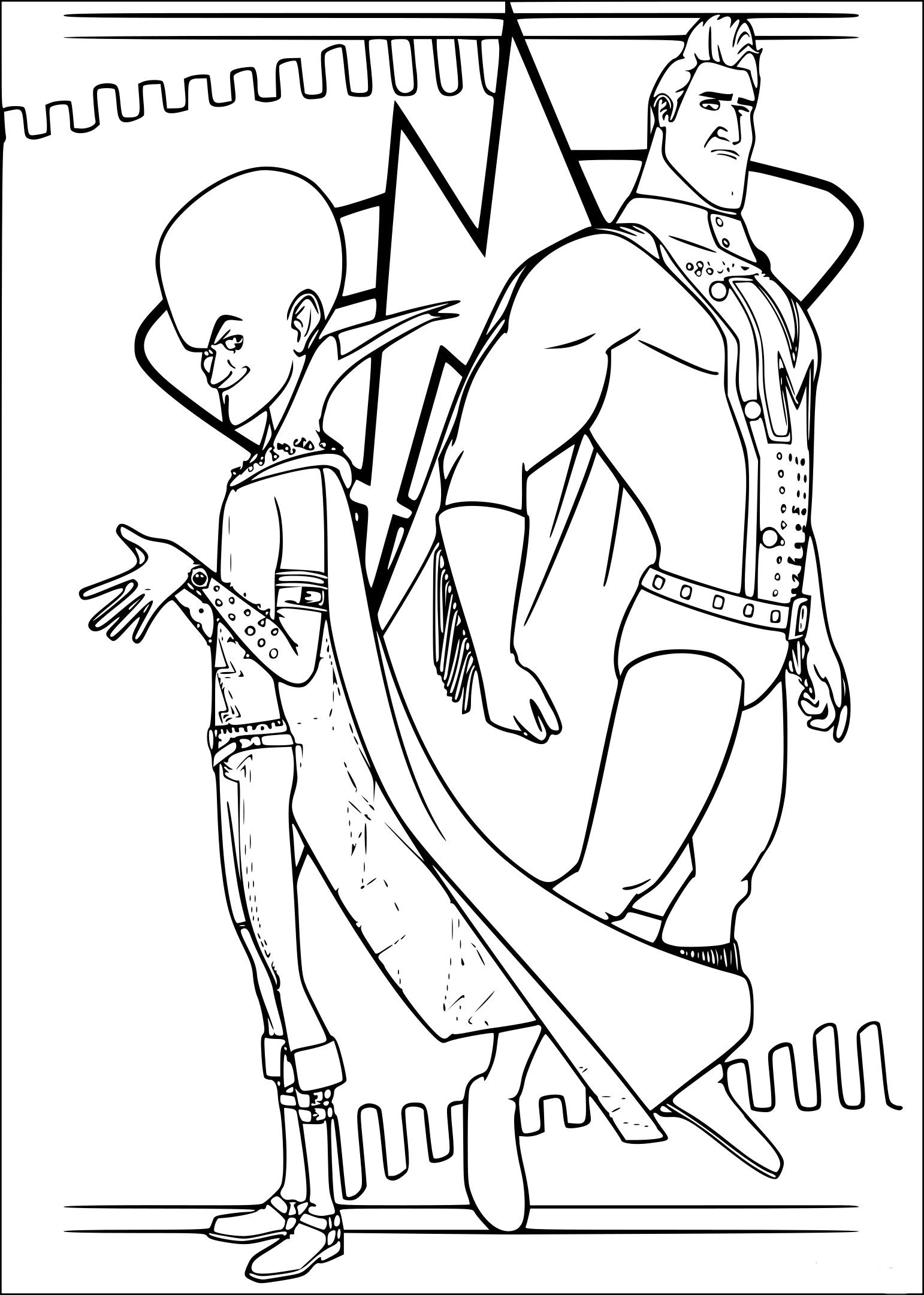 Megamind coloring page - free printable coloring pages on coloori.com