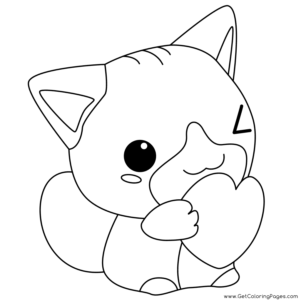 Squishy Coloring Pages - GetColoringPages.com
