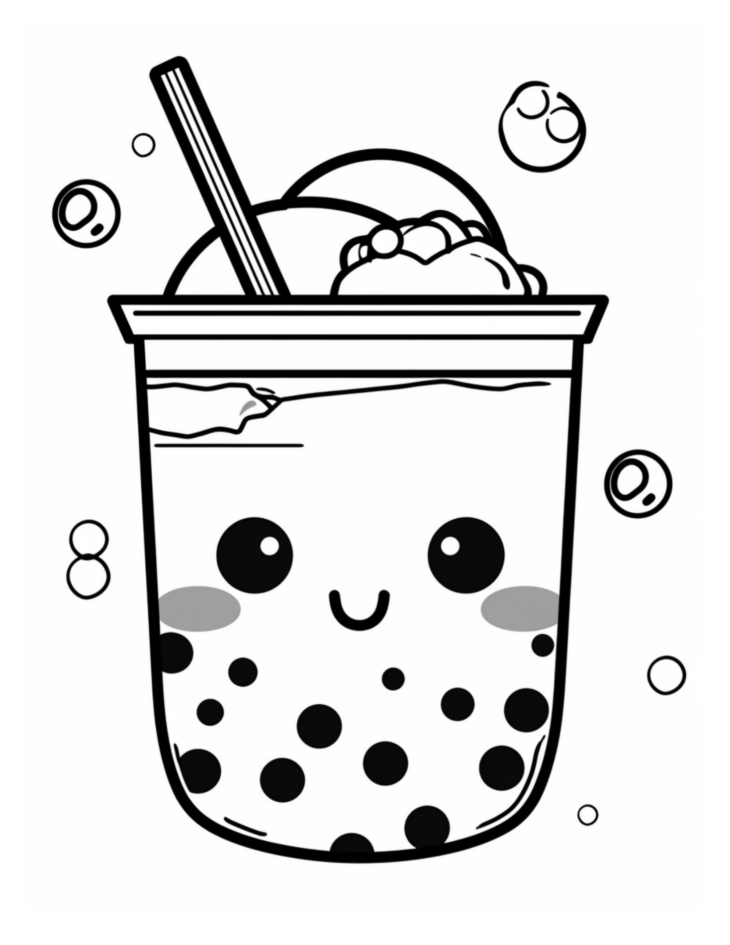 Boba Coloring Page - Coloring Home