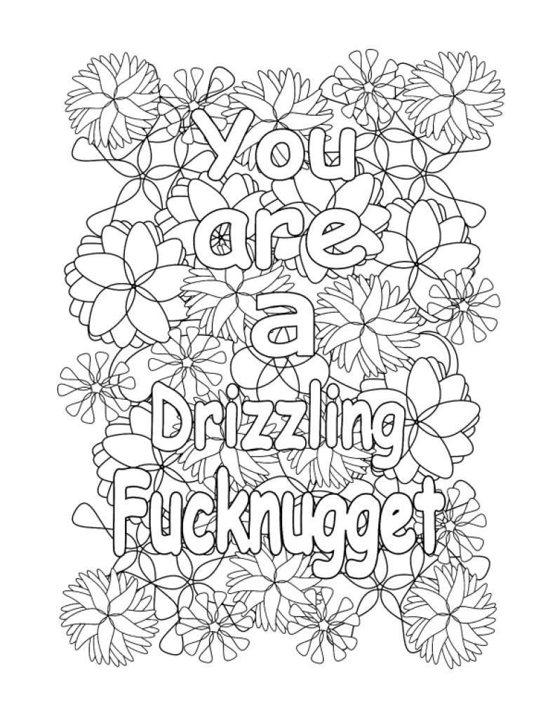 Swear Coloring Pages Coloring Home