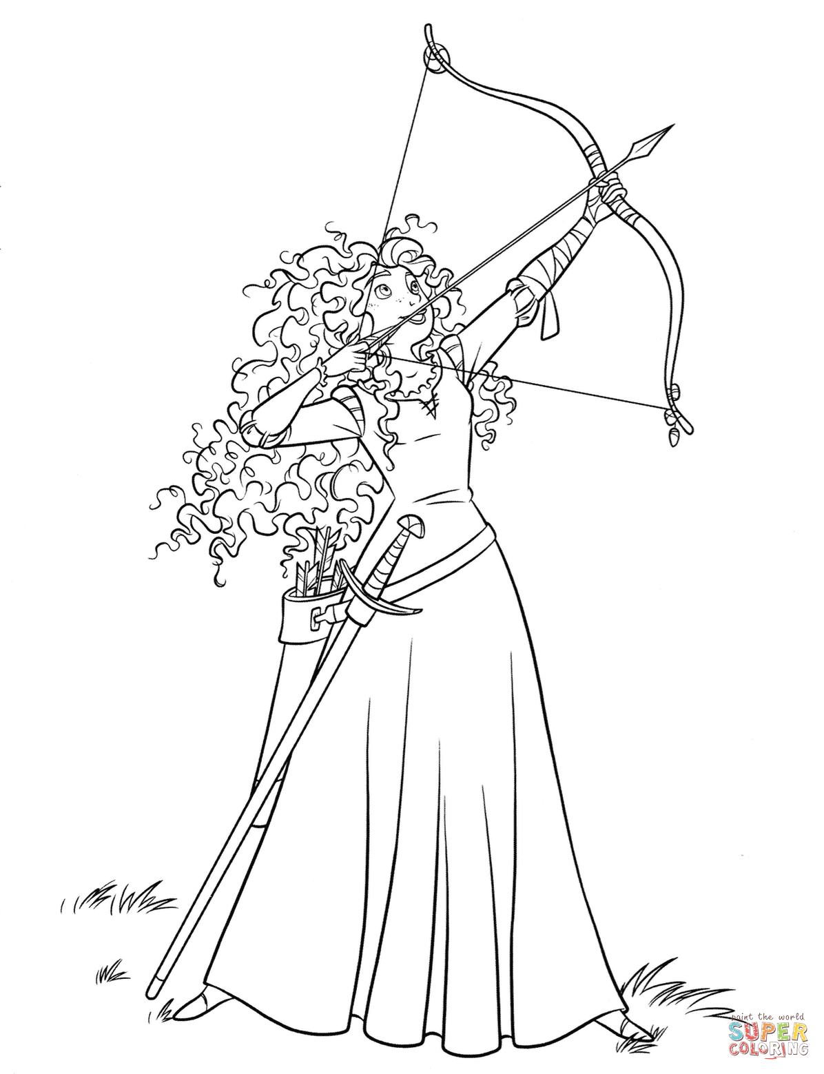 Brave coloring pages | Free Coloring Pages