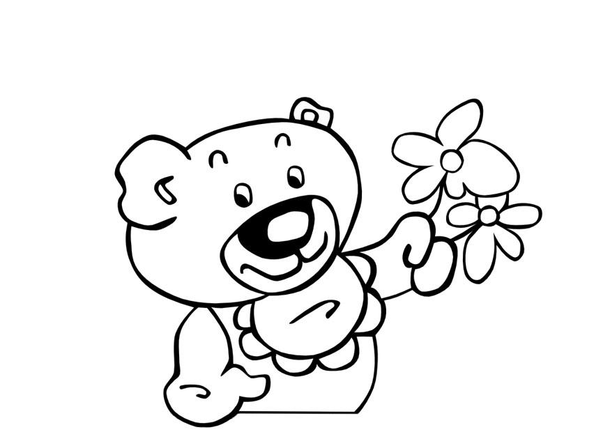 colouring pictures teddy bears: gullu