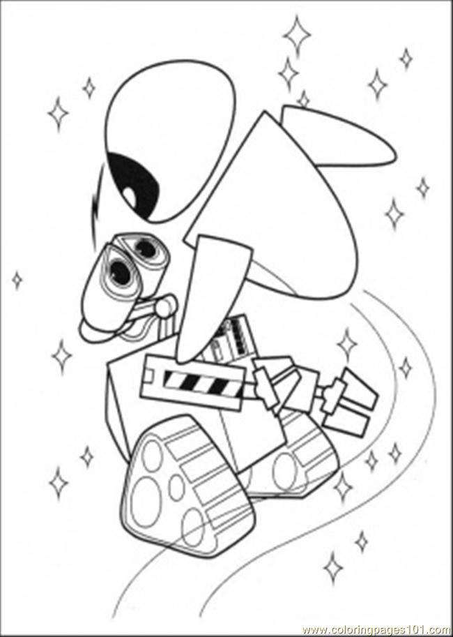 Wall-e Coloring Page - Coloring Home