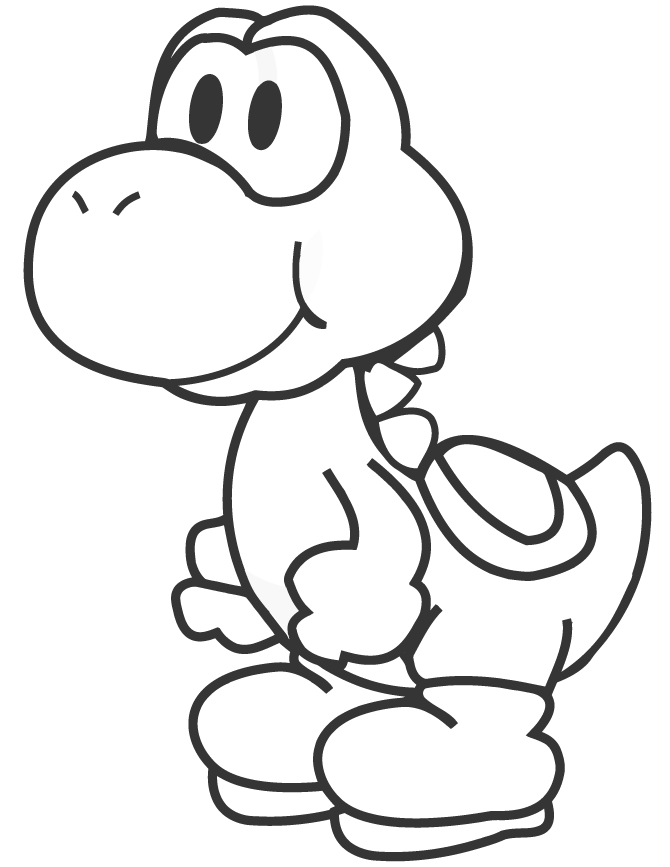Paper Mario Coloring Pages Coloring Home