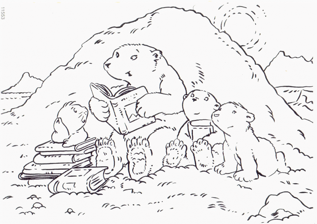 The Little Polar Bear Coloring Pages 1024×726 #2764 Disney 