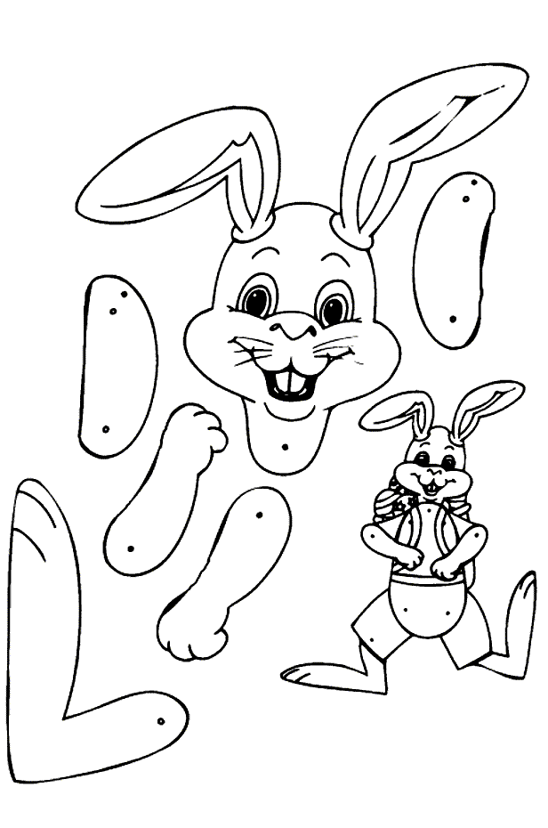 Easter Bunny Coloring Pages | Coloring Pages For Girls | Kids 