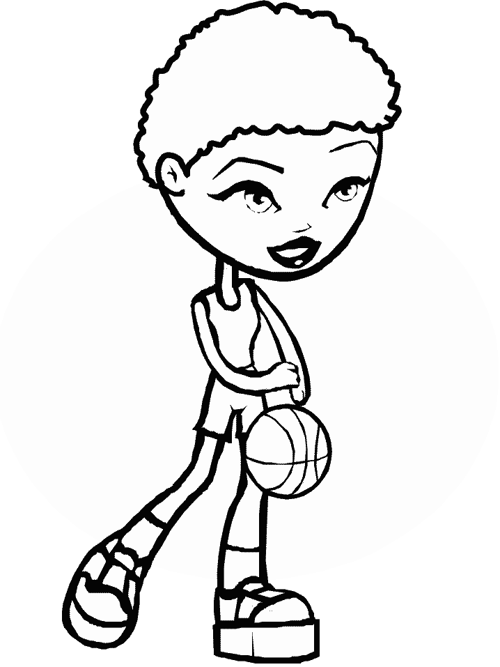 Coloring Page - Basketball coloring pages 6