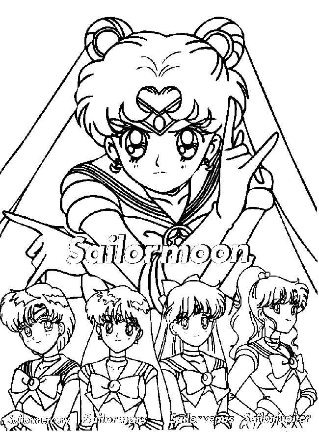 Image 11 Sailor Moon Coloring Pages