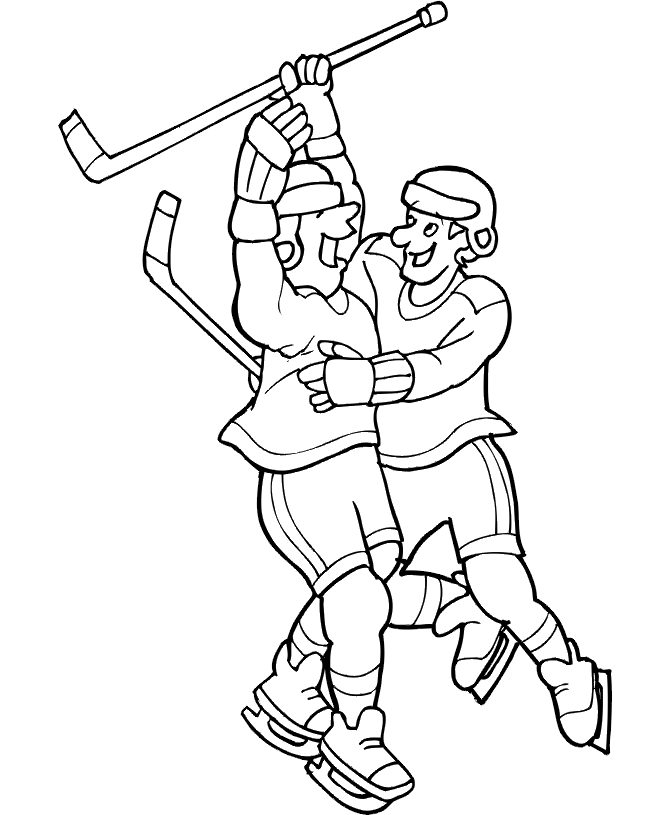 hockey coloring pages for kids | Coloring Picture HD For Kids 