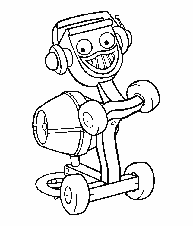 Bob The Builder Raised Hands Coloring Pages