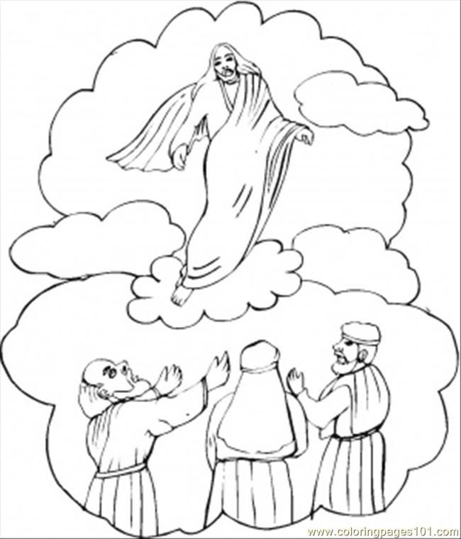 Coloring Pages Jesus Christ Resurrection (Entertainment > Holidays 