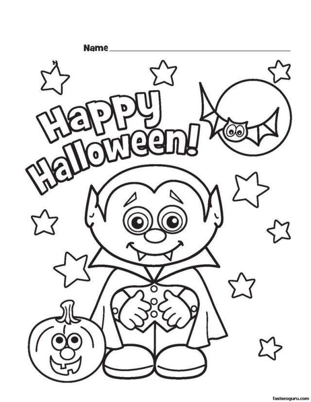 Vampire Printabel Coloring Pages Printable For Kids | Laptopezine.