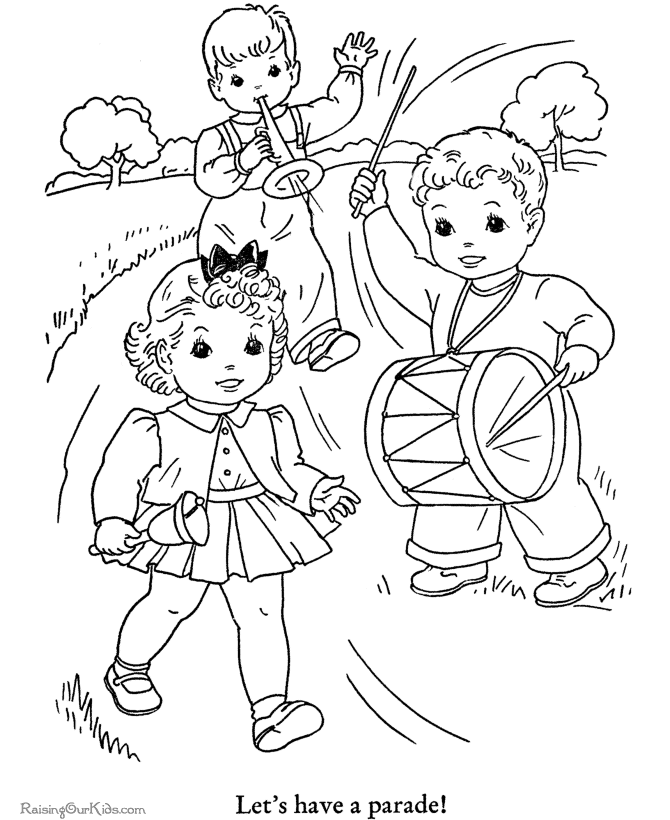 Fourth Of July Coloring Pages To Print