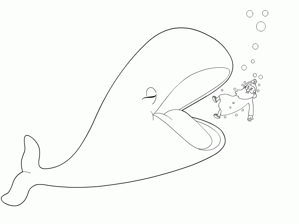 Jonah And Whale Coloring Printable Coloring Pages