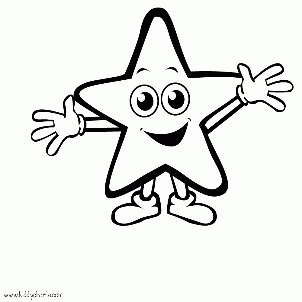 Star - Coloring Pages for Kids and for Adults