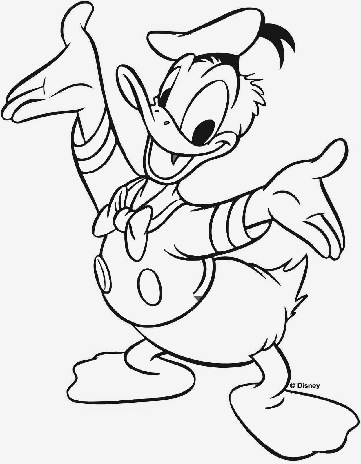 Coloring Blog For Kids Donald Duck Coloring Pages   Coloring Home