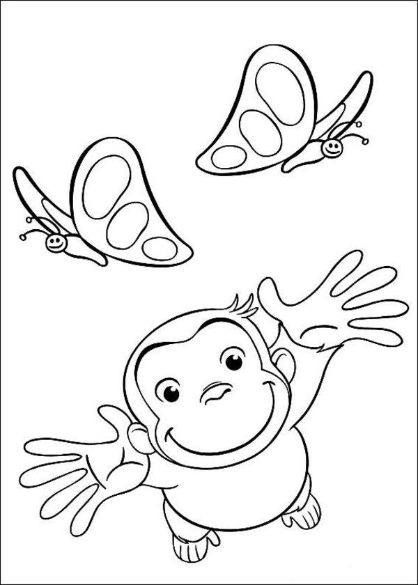 Curious George Coloring Pages Picture 11 – Curious George Monkey ...