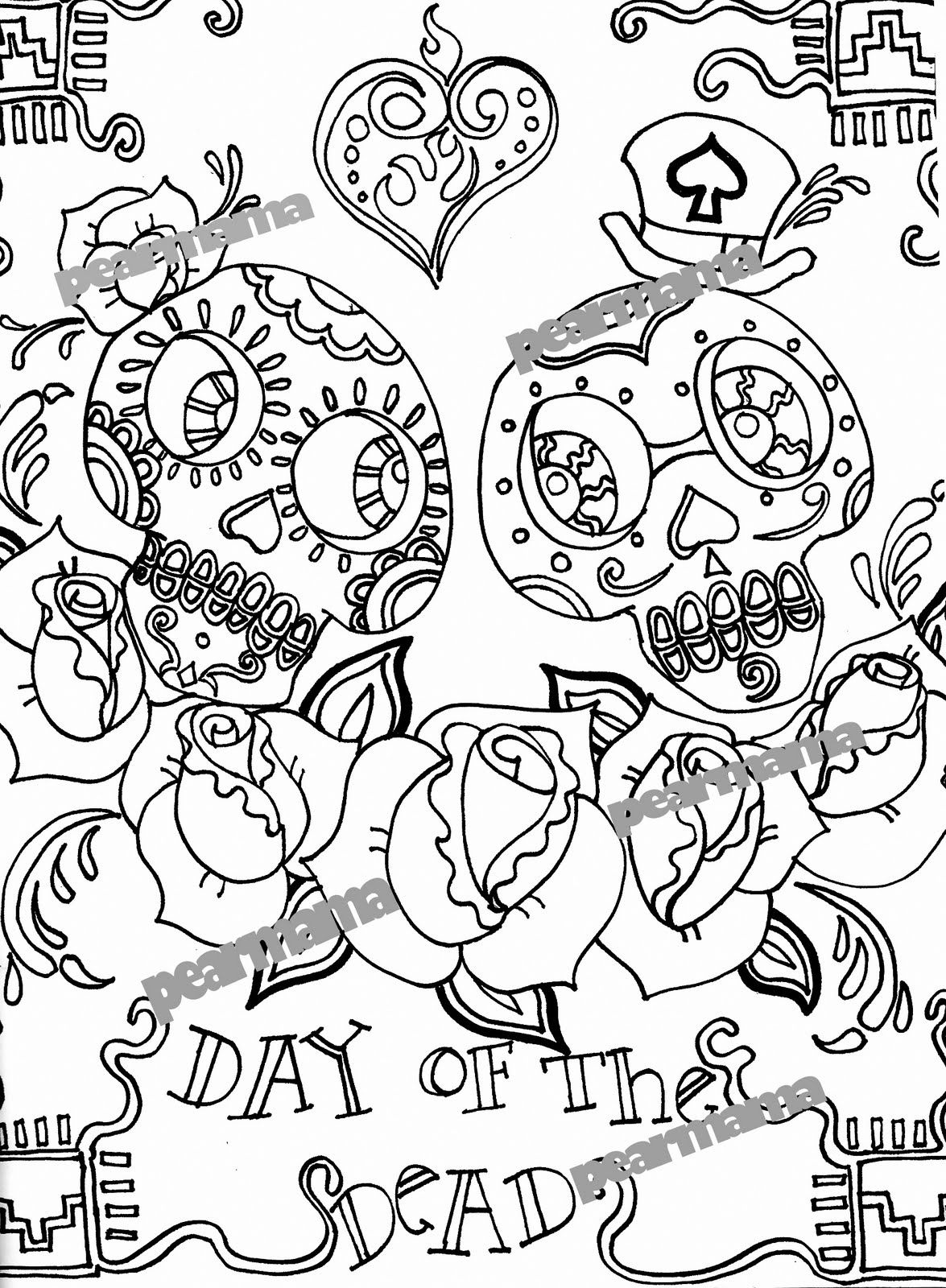 Day of the Dead Lesson Plan with Printables | Modern Art 4 Kids
