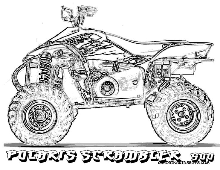 26 best ideas for coloring | Quad Bike Coloring Pages