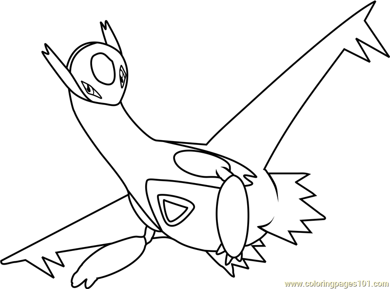 Latios Pokemon Coloring Page for Kids - Free Pokemon Printable Coloring  Pages Online for Kids - ColoringPages101.com | Coloring Pages for Kids