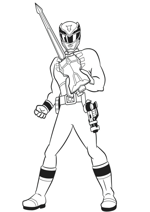 Coloring Pages | Mighty Morphin Powerrangers Coloring Pages