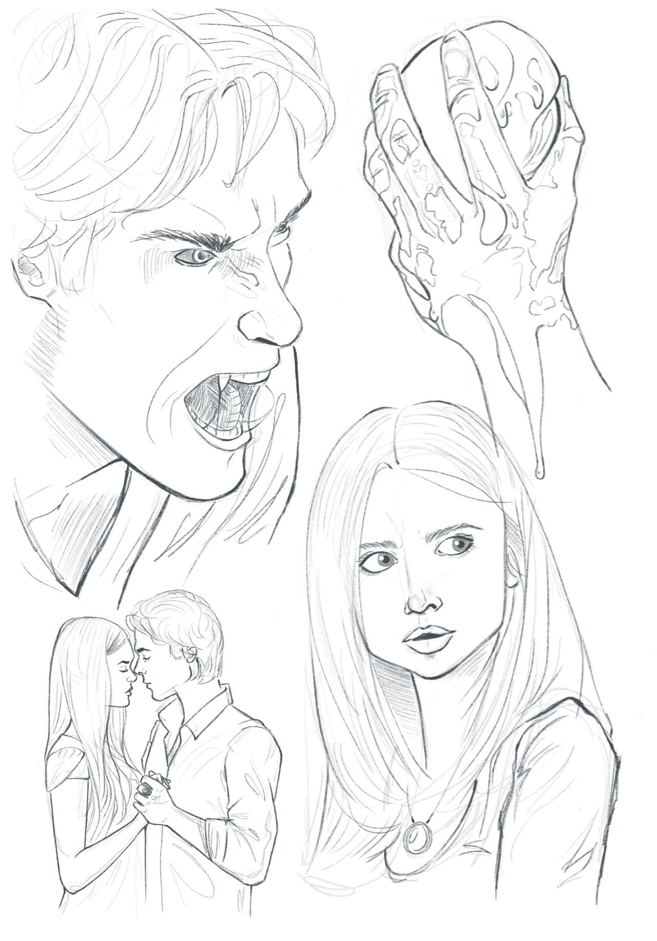 Vampire Diaries Coloring Pages   Coloring Home