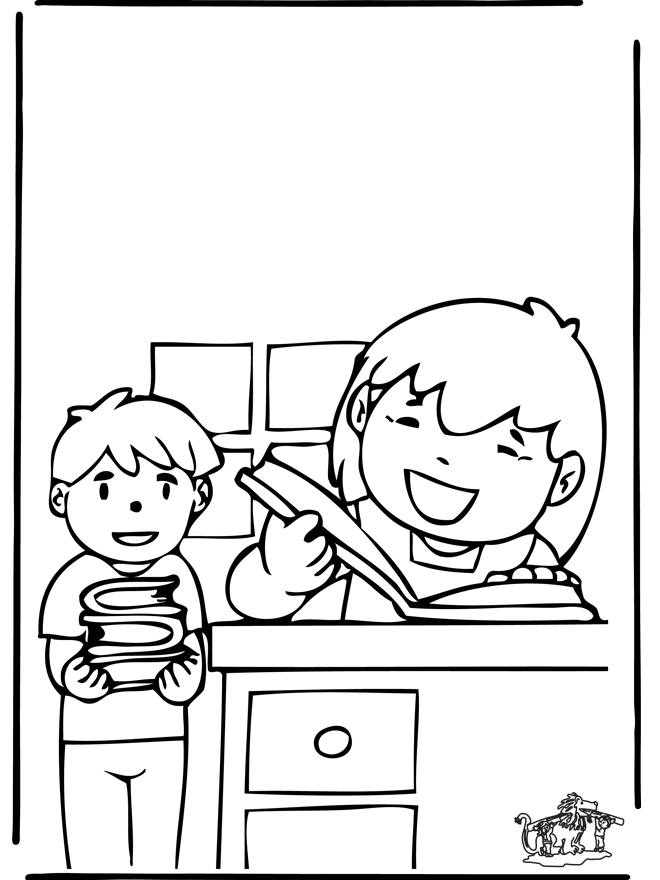 10 Pics of Library Week Coloring Pages - Library Coloring Pages ...