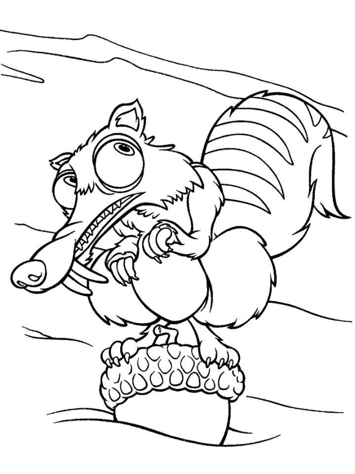 Download Coloring Pages Ice Age 3 - Coloring Home