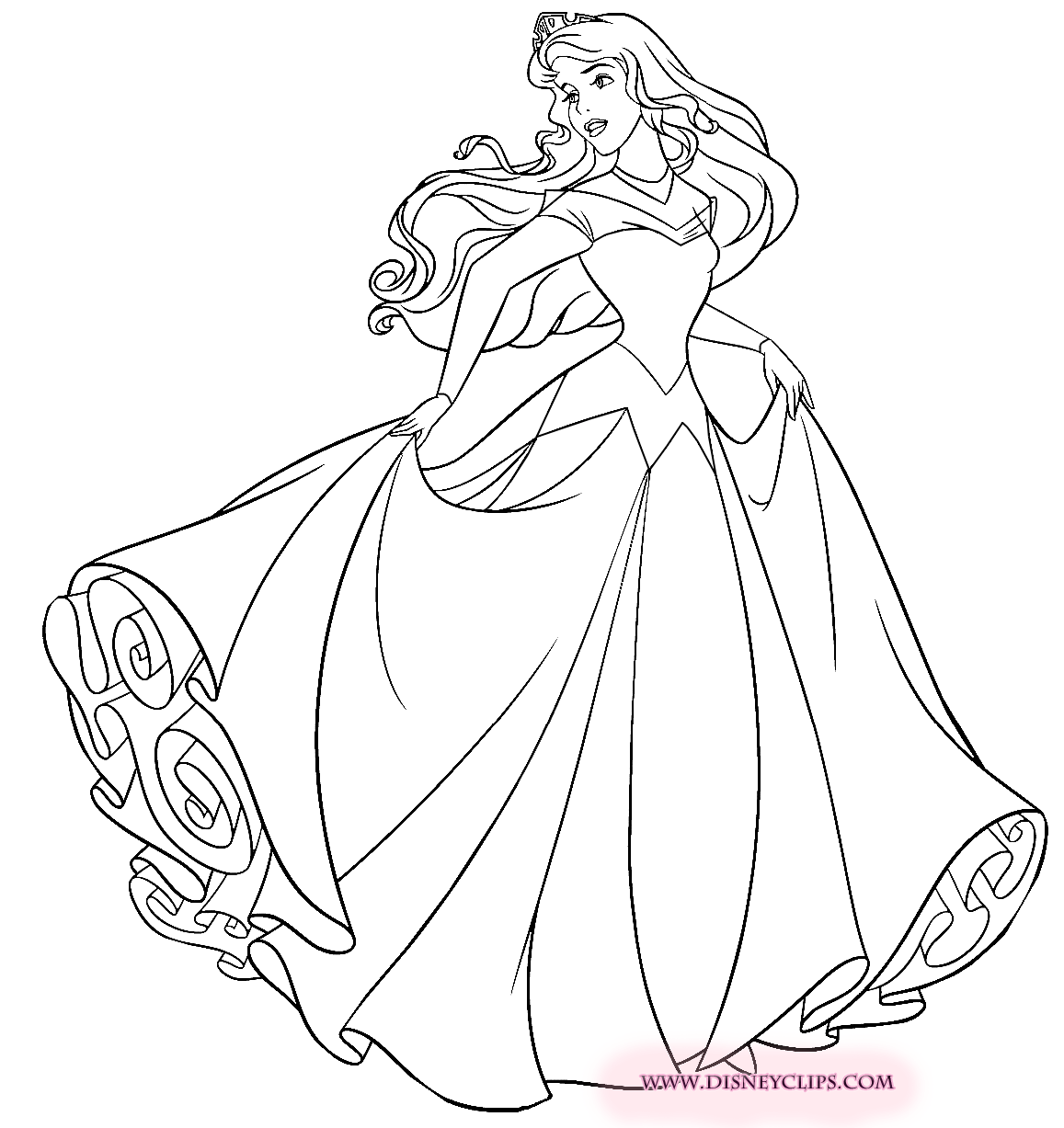 Printable Coloring Pages Of Aurora   Coloring Home
