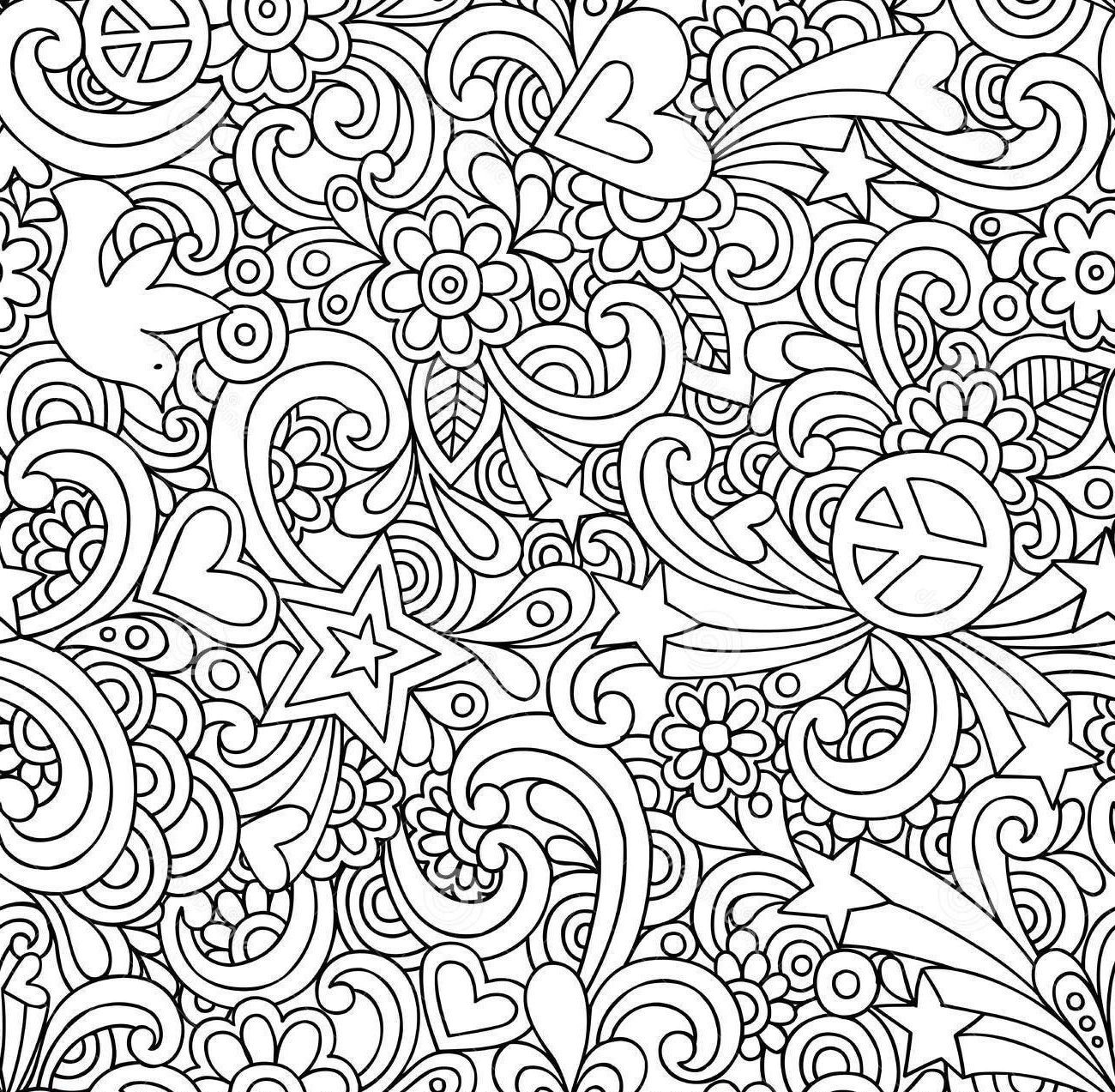 Coloring Abstract Coloring Pages For Adults To Print Coloring Home