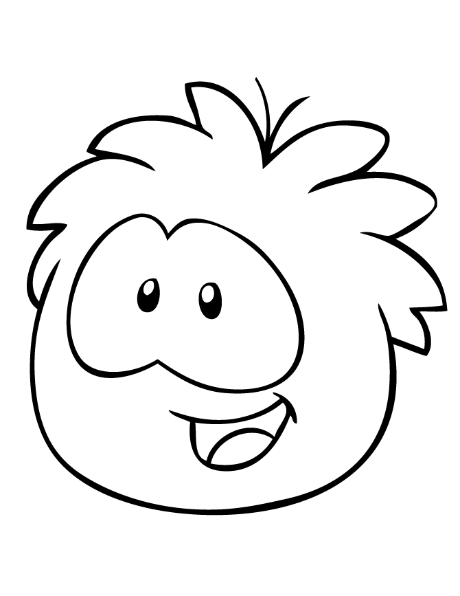 Puffle Coloring Page - Coloring Pages for Kids and for Adults