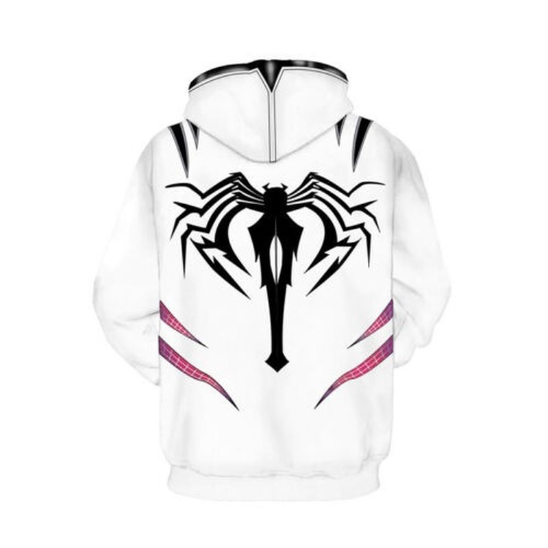 Hot! Spider Gwen Jacket Hoodie Hooded Coat Cosplay Sweatshirt | eBay