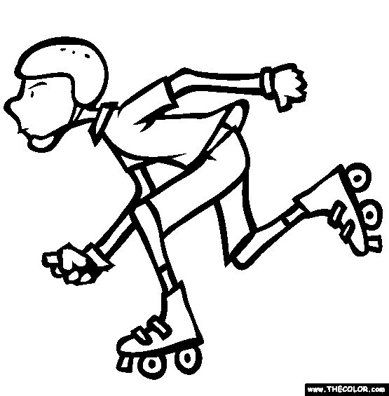 Roller Skates Coloring Page | Free Roller Skates Online Coloring | Coloring  pages, Online coloring, Roller skates