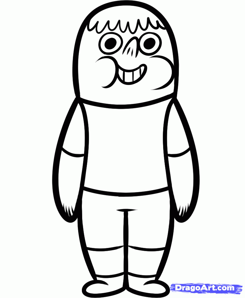 Cartoon Network Clarence Coloring Pages - Coloring Pages For All Ages -  Coloring Home