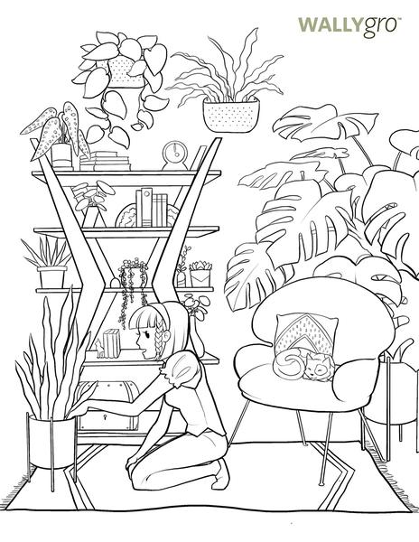 International Plant Appreciation Day Coloring Book Pages