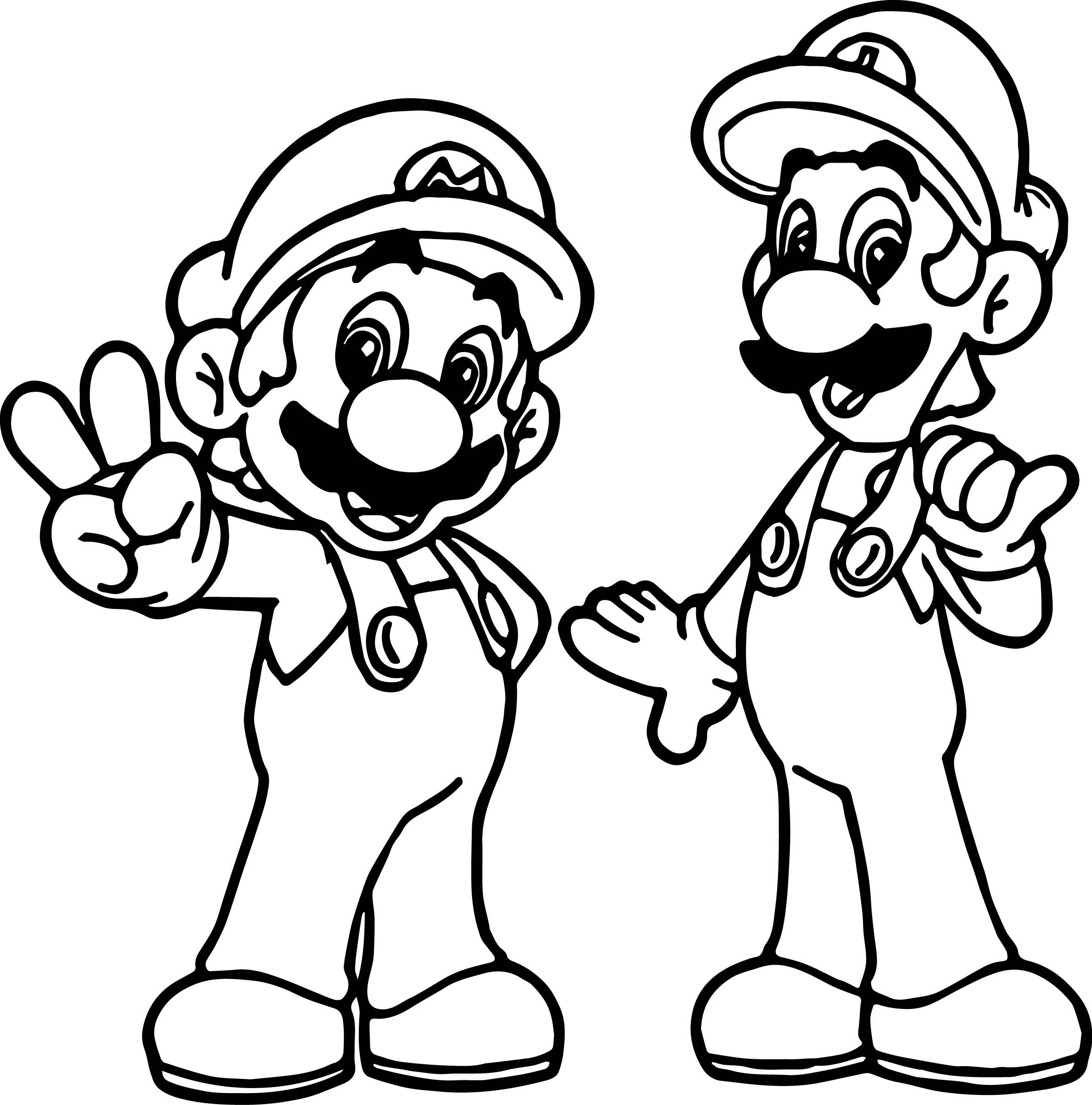 Luigi's Mansion Coloring Pages - Coloring Home