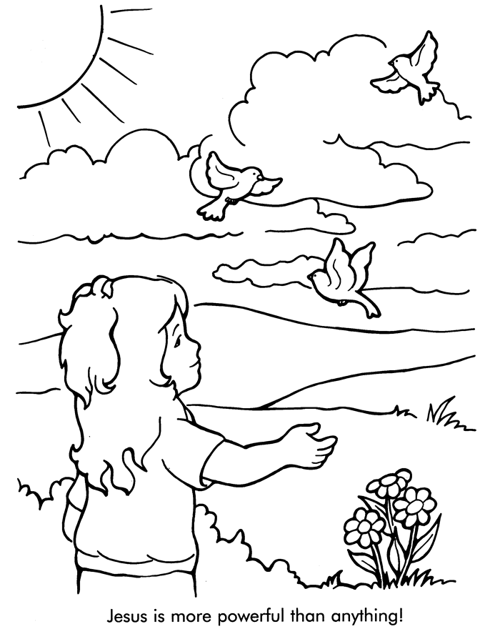 Powerful than Anything Coloring Page ...sermons4kids.com