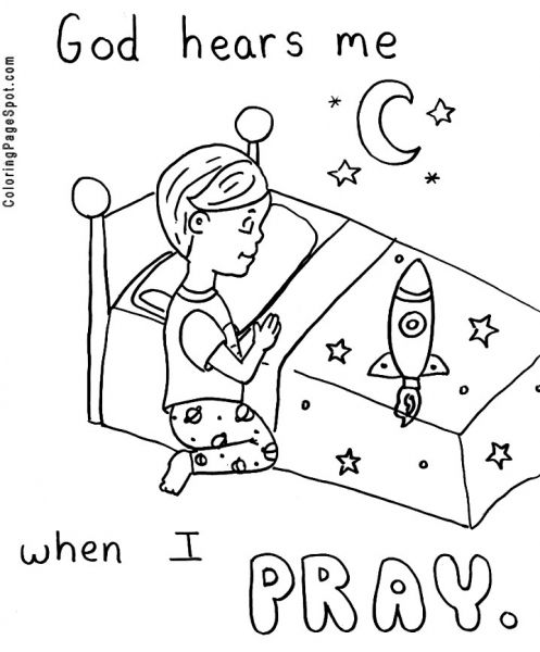 Image result for prayer crafts for preschoolers | Sunday school coloring  pages, Sunday school kids, Sunday school printables