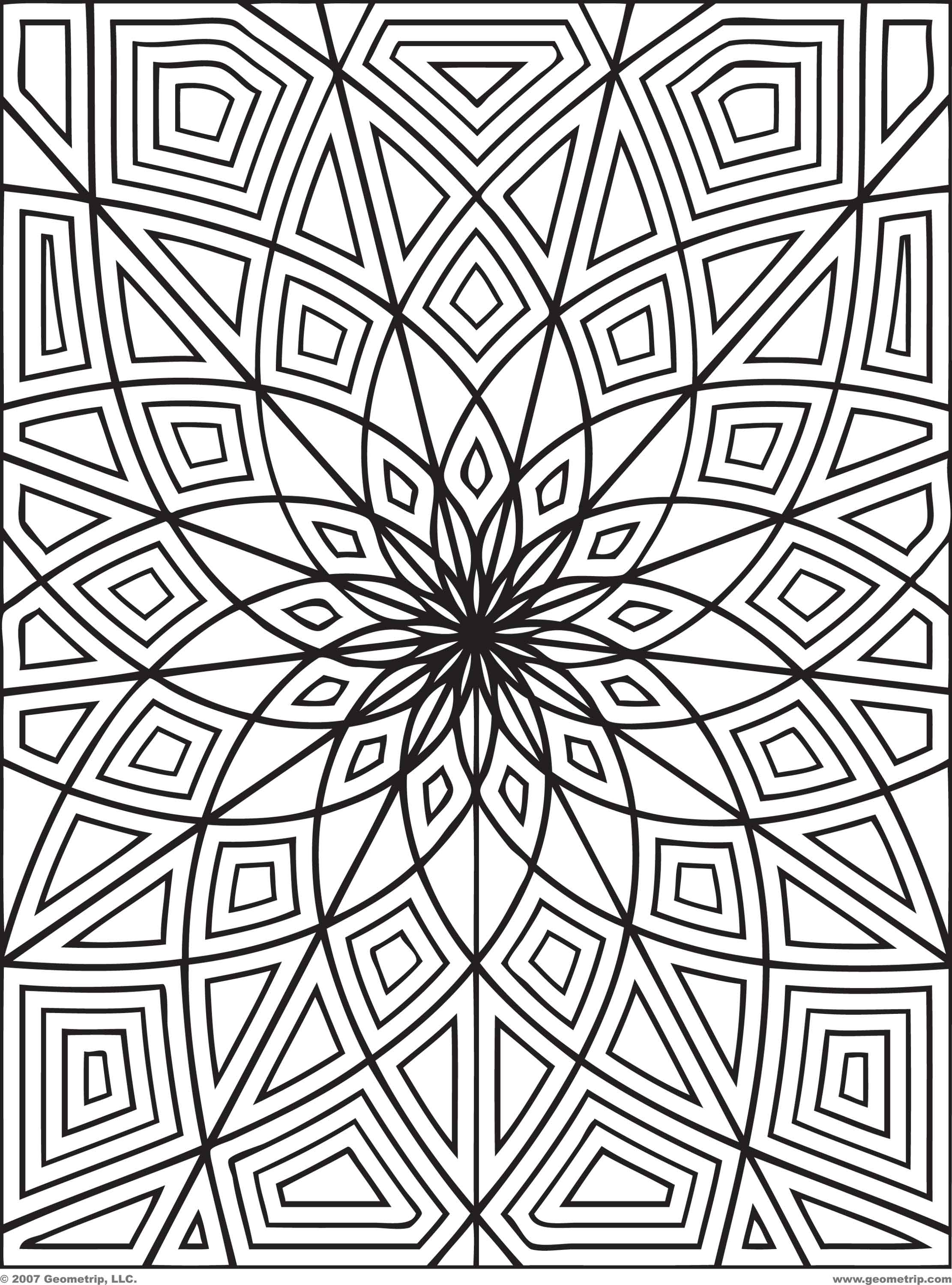 Cool Patterns Coloring Pages Coloring Home