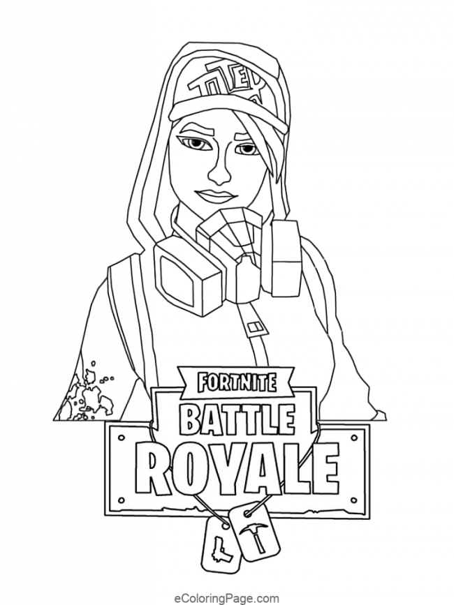 Download Fortnite Logo Coloring Pages Coloring Home