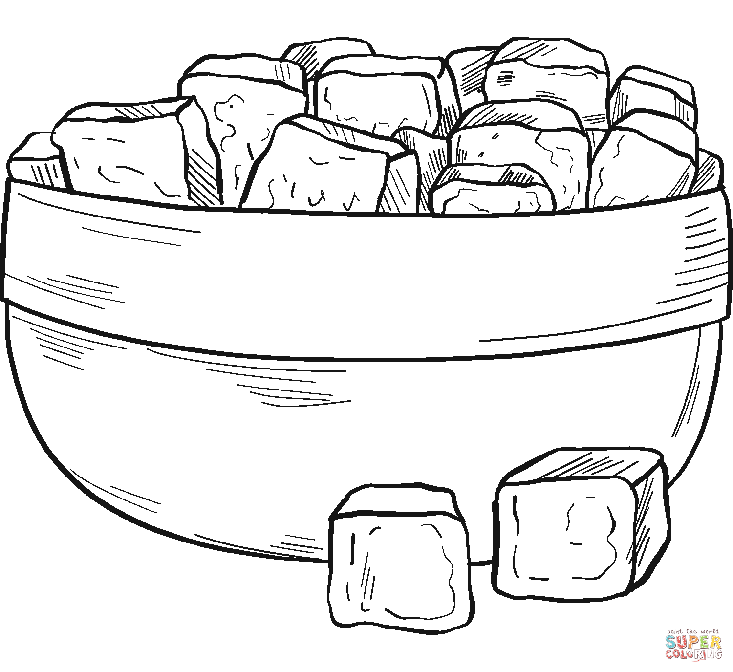 Snack coloring page | Free Printable Coloring Pages