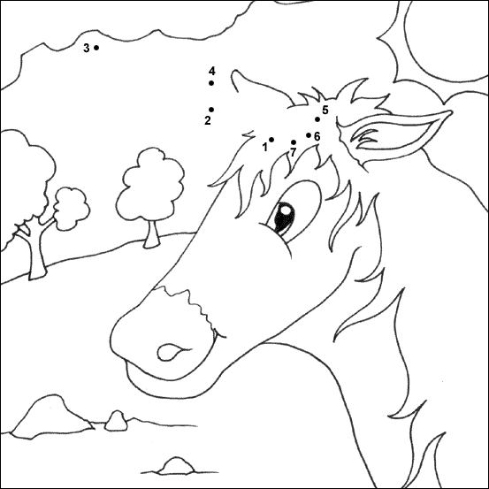 Unicorn Dot To Dot Coloring Pages - Coloring Home
