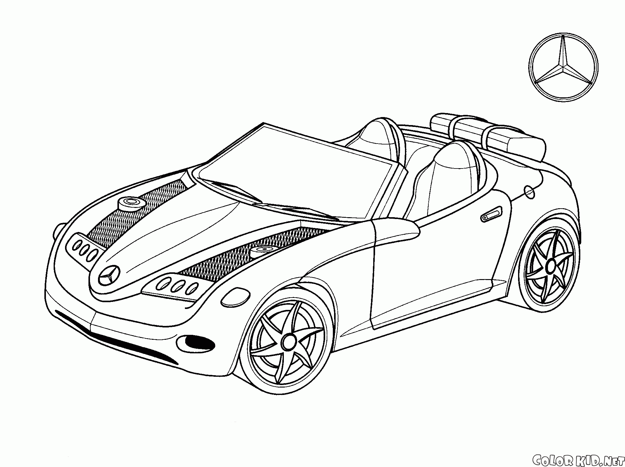Coloring page - Mercedes-Benz (Germany)