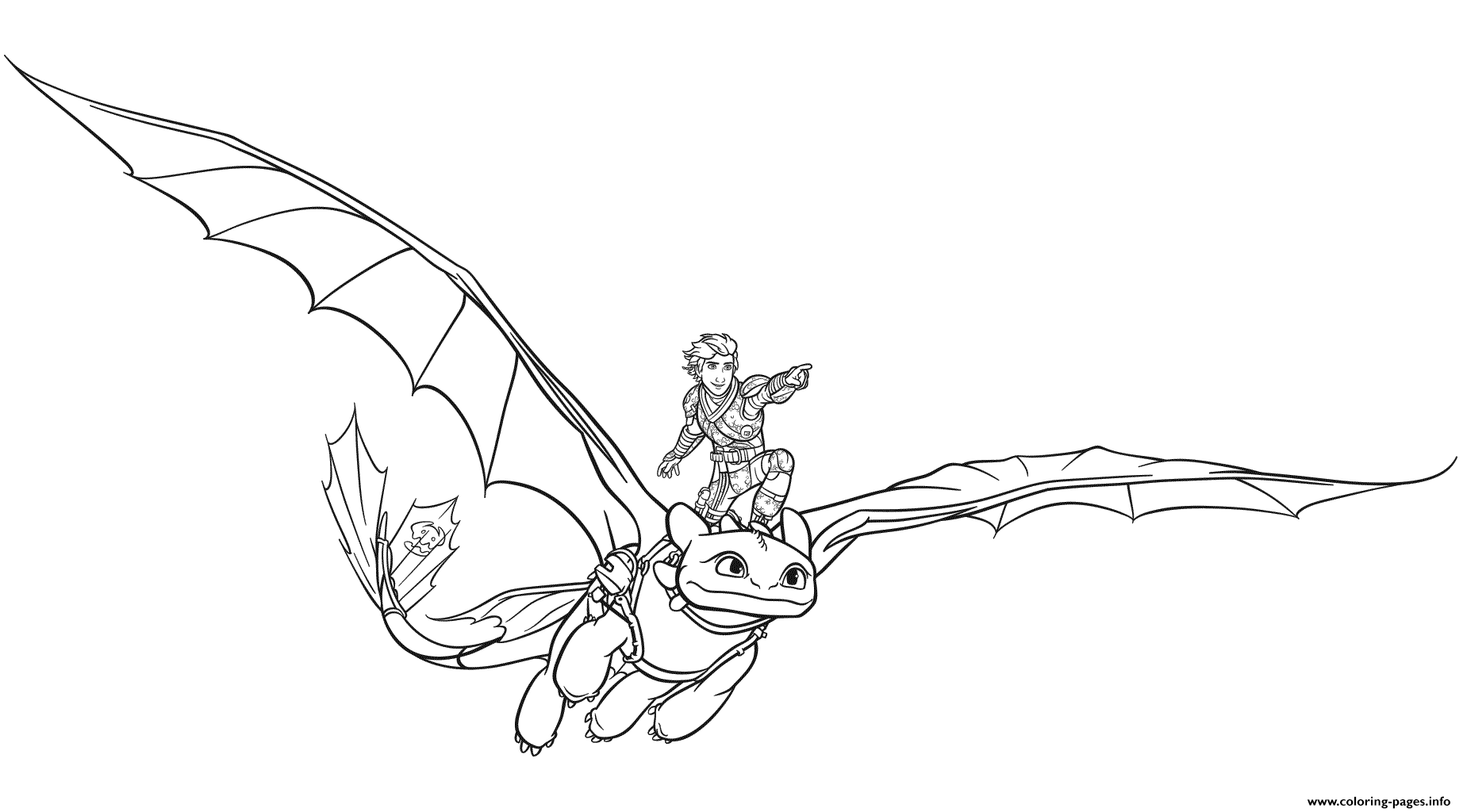774 Cartoon Night Fury Toothless Coloring Pages for Kids